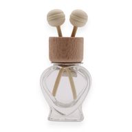 Transparente Flaschen zur Befestigung am Autodiffusor-Lüftungsschlitz – 8 ml – (3 verschiedene Designs x 4)