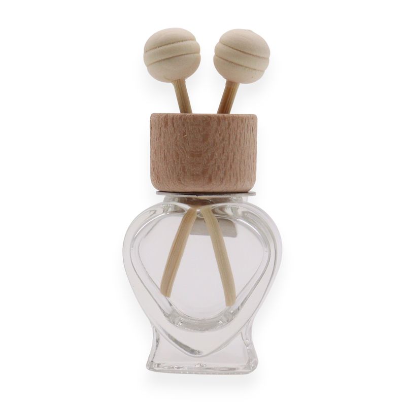 Transparente Flaschen zur Befestigung am Autodiffusor-Lüftungsschlitz – 8 ml – (3 verschiedene Designs x 4)