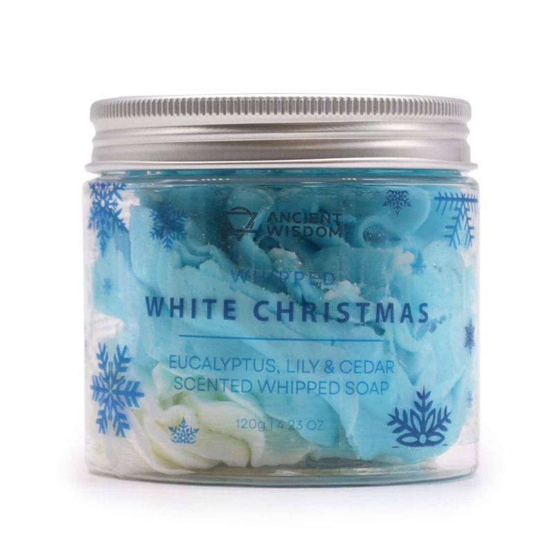 Weiße Weihnachts-Schlagsahneseife 120g