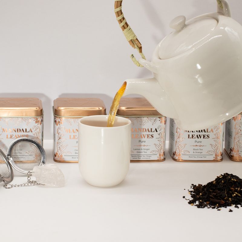 50 g klassischer Grüner Tee mit Zitrone und Ingwer
