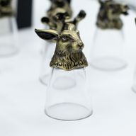 Bottom Up Schnapsgläser (25 ml) – Chinesische Tierkreiszeichen – Antikbronze