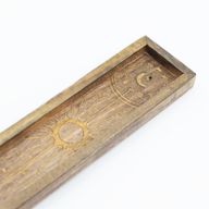 Sternzeichen-Räucherstäbchenhalter & Tablett für Kristalle (doppelte Verwendung)