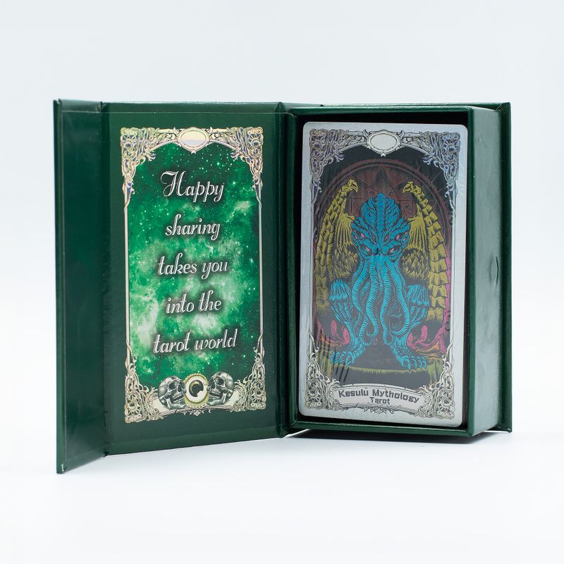 Tarotkarten-Set aus Folie – Kesulu-Mythologie – mit Begleitheft