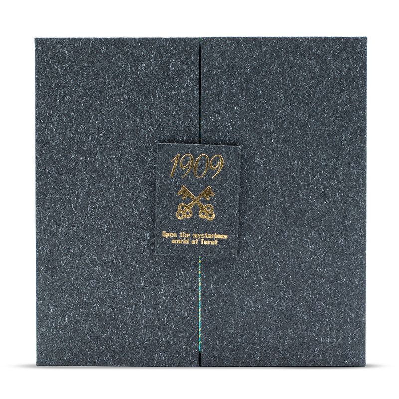 Tarotkarten-Geschenkset in Gold- und Türkisfolie – mit Begleitheft