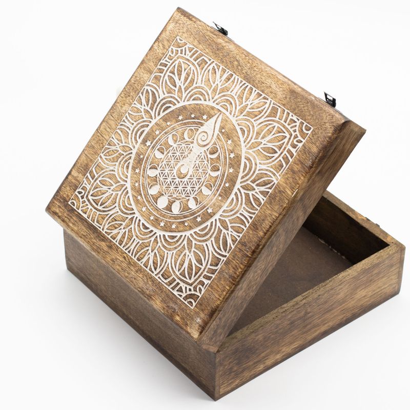 Extra große Mangobox – Mondphasengöttin