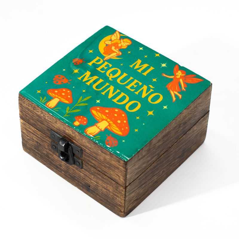 Kleine emaillierte Box – Mi Pequeno Mundo