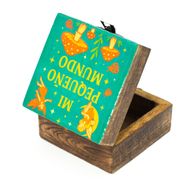 Kleine emaillierte Box – Mi Pequeno Mundo
