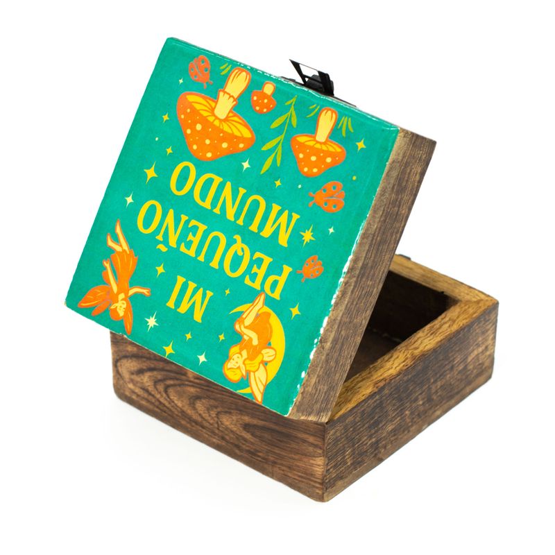 Kleine emaillierte Box – Mi Pequeno Mundo