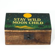 Mittlere emaillierte Schachtel – Stay Wild Moon Child