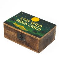 Mittlere emaillierte Schachtel – Stay Wild Moon Child