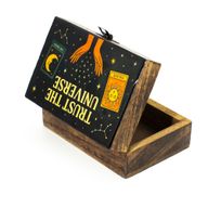 Mittlere emaillierte Schachtel – Vertraue dem Universum