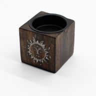 Mehrzweck-Räucherstäbchen- und Kerzenhalter – Hexendesign