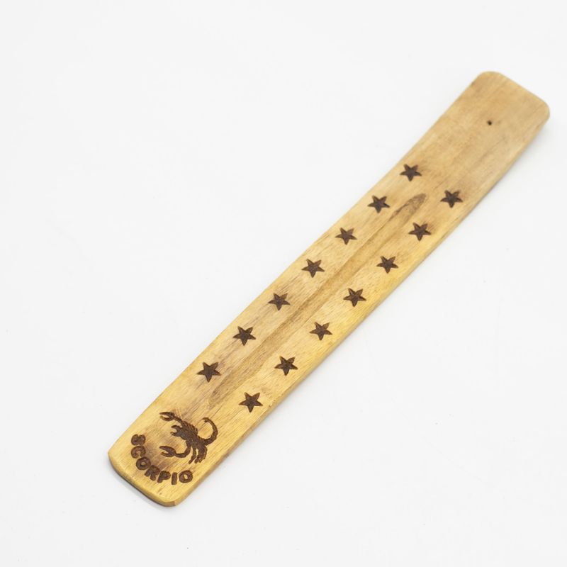 Räucherstäbchenhalter aus Mangoholz – Zodiac Designs