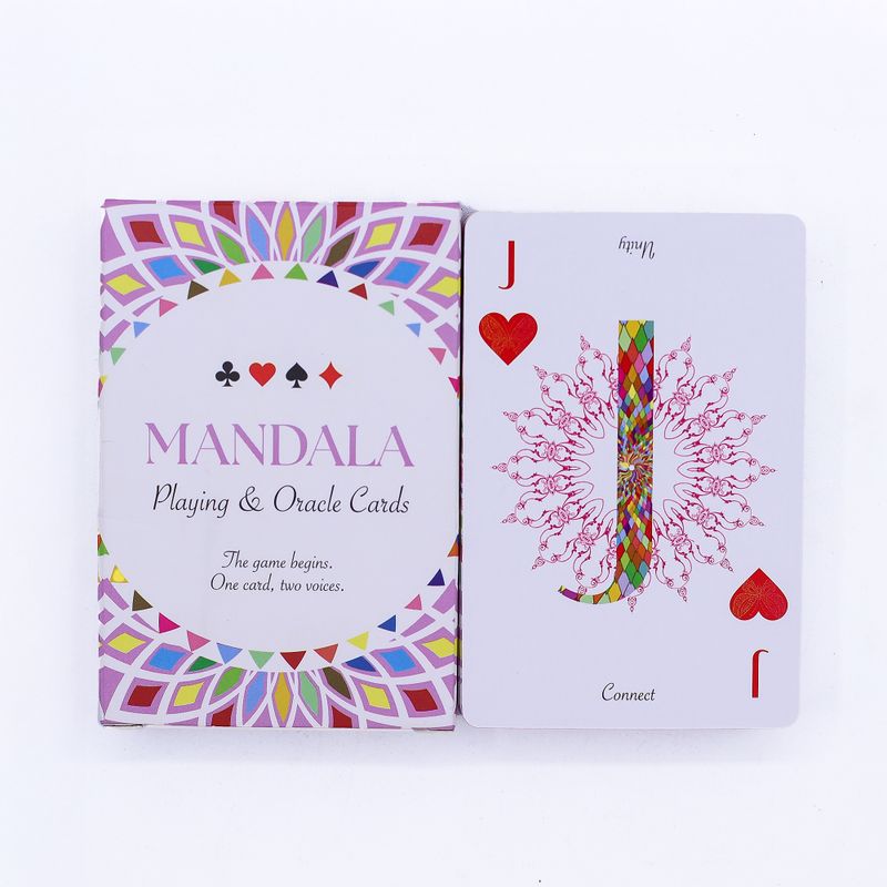 Mandala-Spiel- und Orakelkarten – Kaleidoskop-Symmetrie