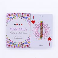 Mandala-Spiel- und Orakelkarten – Kaleidoskop-Symmetrie