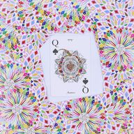 Mandala-Spiel- und Orakelkarten – Kaleidoskop-Symmetrie