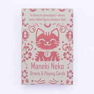 Glückskatzen-Spiel- und Orakelkarten – Maneki Neko Deck