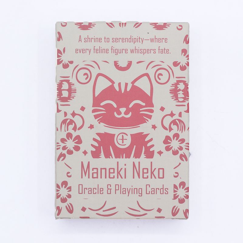 Glückskatzen-Spiel- und Orakelkarten – Maneki Neko Deck