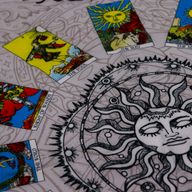 Tarot-Lesetuch - Baum des Lebens (75x75cm)