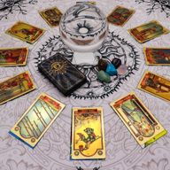 Tarot-Lesetuch - Baum des Lebens (75x75cm)