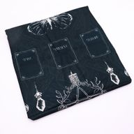 Tarot-Lesetuch - Alte Hexe (75 x 75 cm)