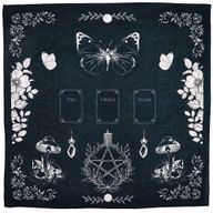 Tarot-Lesetuch - Alte Hexe (75 x 75 cm)