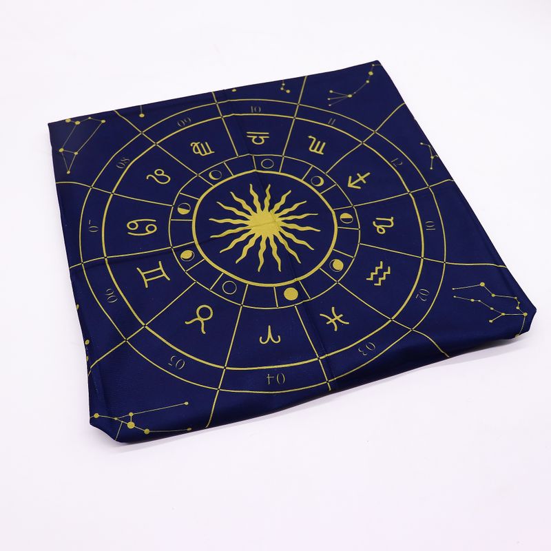 Tarot-Lesetuch – Sternzeichen (75 x 75 cm)
