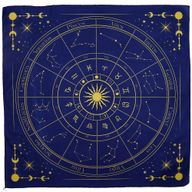 Tarot-Lesetuch – Sternzeichen (75 x 75 cm)