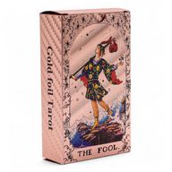 Tarotkartenset mit Roségoldfolie – Mondphase – mit Broschüre