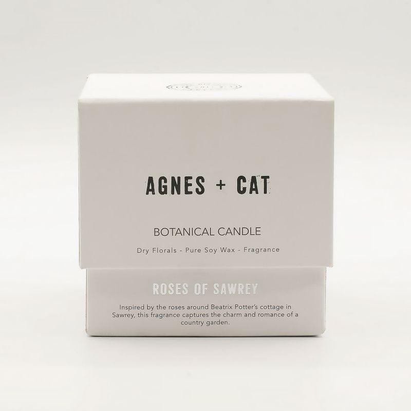 Agnes & Cat Botanische Sojakerze – Rosen von Sawrey