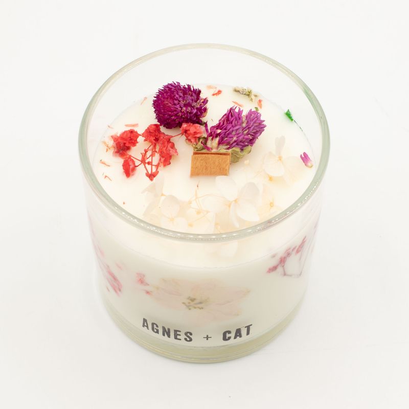 Agnes & Cat Botanische Sojakerze – Rosen von Sawrey