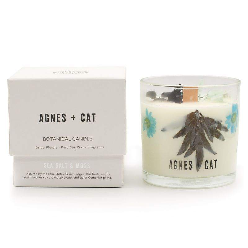 Agnes & Cat Botanische Sojakerze – Meersalz & Moos