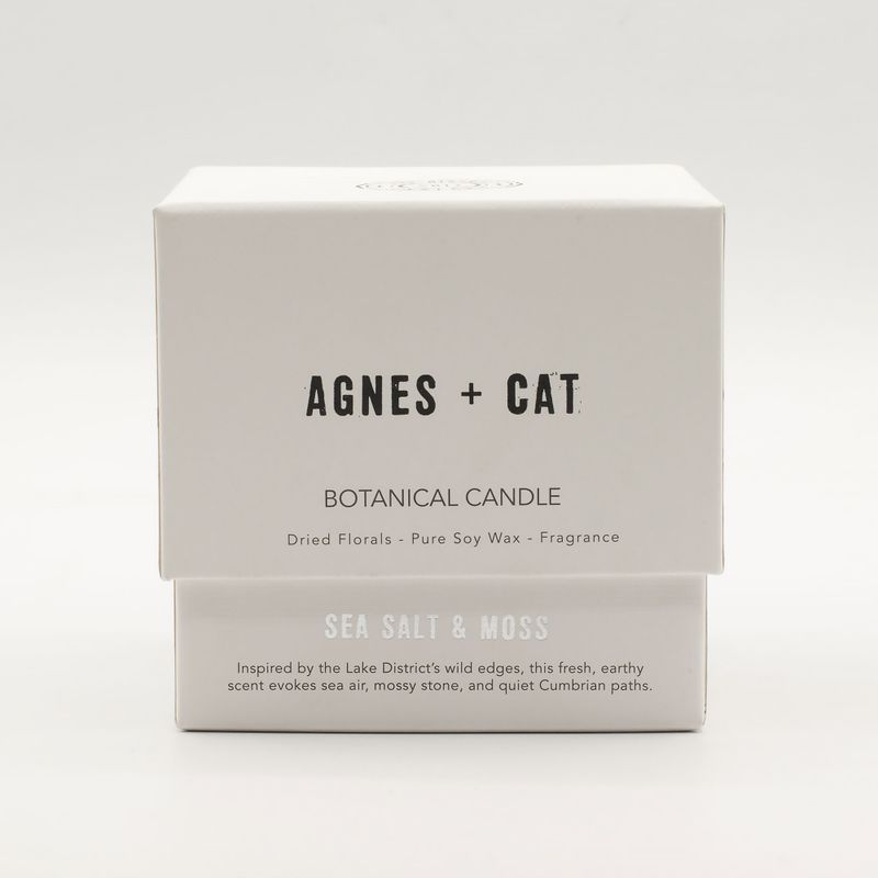 Agnes & Cat Botanische Sojakerze – Meersalz & Moos