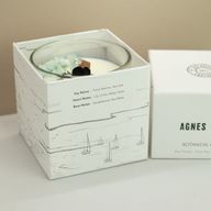 Agnes & Cat Botanische Sojakerze – Meersalz & Moos