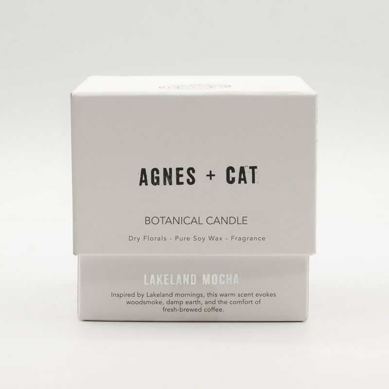 Agnes & Cat Botanische Sojakerze – Lakeland Mocha