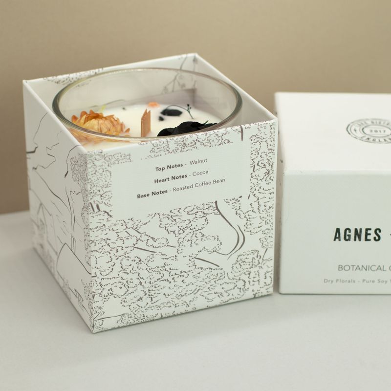 Agnes & Cat Botanische Sojakerze – Lakeland Mocha
