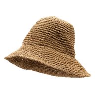 Nomad Sari Floppy Strohhut - Naturkaffee