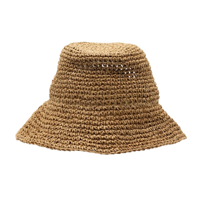 Nomad Sari Floppy Strohhut - Naturkaffee