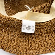 Nomad Sari Floppy Strohhut - Naturkaffee