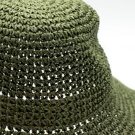 Nomad Sari Floppy Straw Sun Hat - Moosgrün