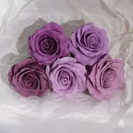 Seifenblume (5-lagig) Romantische Rose – abgestufte Auswahl – Lavendel-Rouge