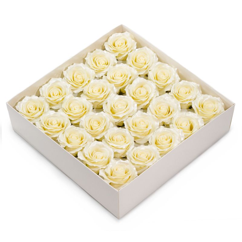 Seifenblume (5-lagig) Nur dekorative Rose – Seidenbesatz – Brautperlenblüte