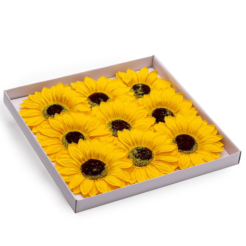Seifenblume zum Basteln – Jumbo-Sonnenblumen – (14 cm)