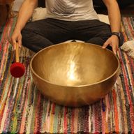 Gravierte, große, vibrationsaktive Standschale – 50 x 20 cm – 10,7 kg
