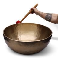 Gravierte, große, vibrationsaktive Standschale – 50 x 20 cm – 10,7 kg