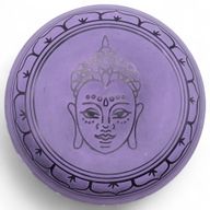 Extra laute - Pilzförmige Klangschale - 23 x 10,5 cm, 1,3 kg - Purple Haze