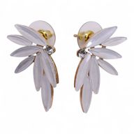 Perle - Vintage Glas - Feen - Ohrringe