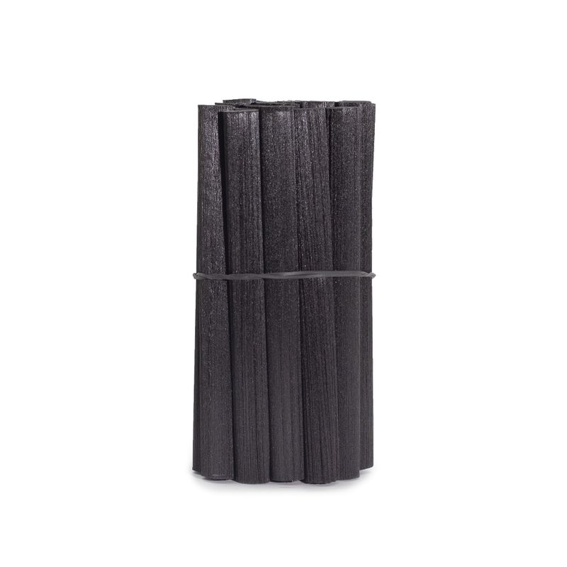 15 mm x 15 cm Bündel – (ca. 20) – Schwarze Fettfaserblätter