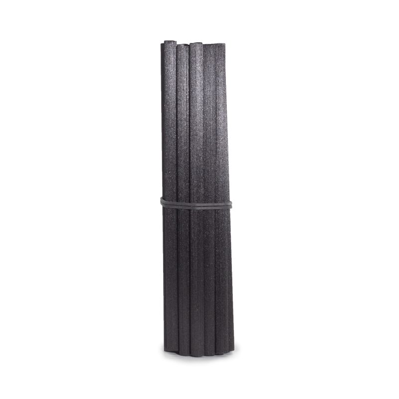 8 mm x 18 cm Bündel – (ca. 20) – Schwarze Fettfaserblätter