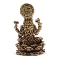 Miniaturgötter aus Messing – Lakshmi (22 g) – 37 mm